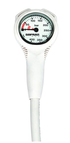 Манометр Sopras Sub Mini 400 бар. белый