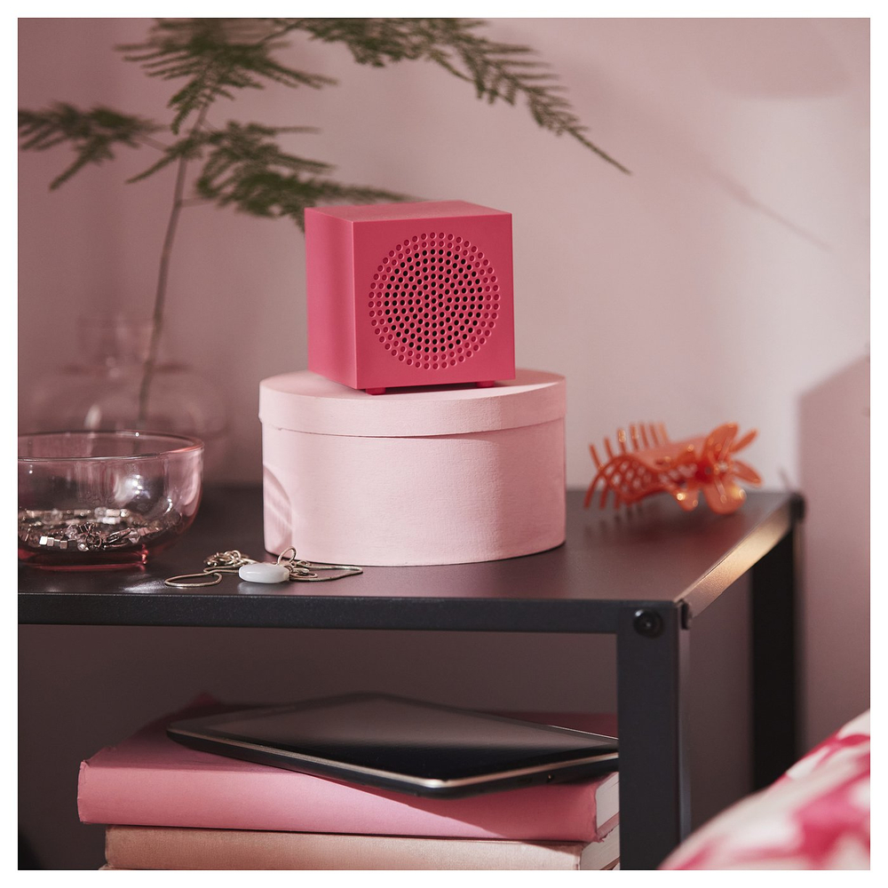 IKEA KALLSUP  (ИКЕА КАЛЛСУП)  -  Портативная Bluetooth-колонка - розовая