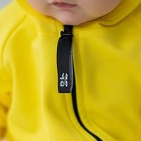 Комбинезон с капюшоном "Bb team yellow" облегченный 0+