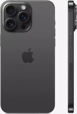 iPhone 15 Pro 128 ГБ, Dual: nano SIM + eSIM, чёрный титан