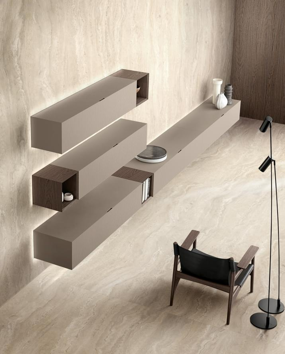 Rex Authentic Luxe Gold Travertine Matte 6 mm 60x120