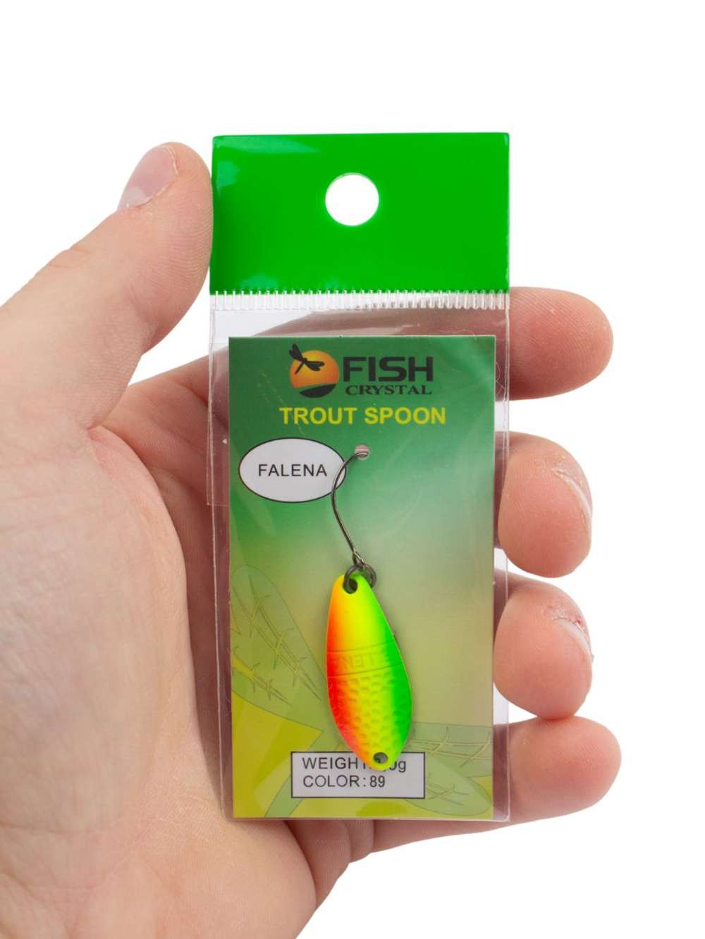 Блесна Fish Crystal FALENA 30 мм 3г на форель цвет 89