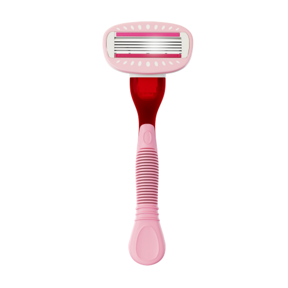 Бритвенная система Kodak LADY Prem Razor 5 женская 5 лезвий розовая 2 сменных кассеты | Kodak