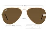 Ray Ban Aviator RB 3025 001/57 / 62 mm