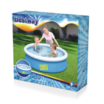 Бассейн с надувным бортом BestWay 480 л детский