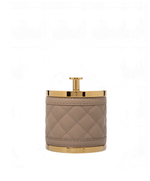 Шкатулка круглая Giobagnara Alghero Taupe Gold, 9 см