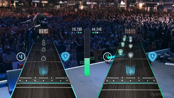 PS4 Guitar Hero Live (только диск) (Б/У, Английская версия, CUSA-02410)