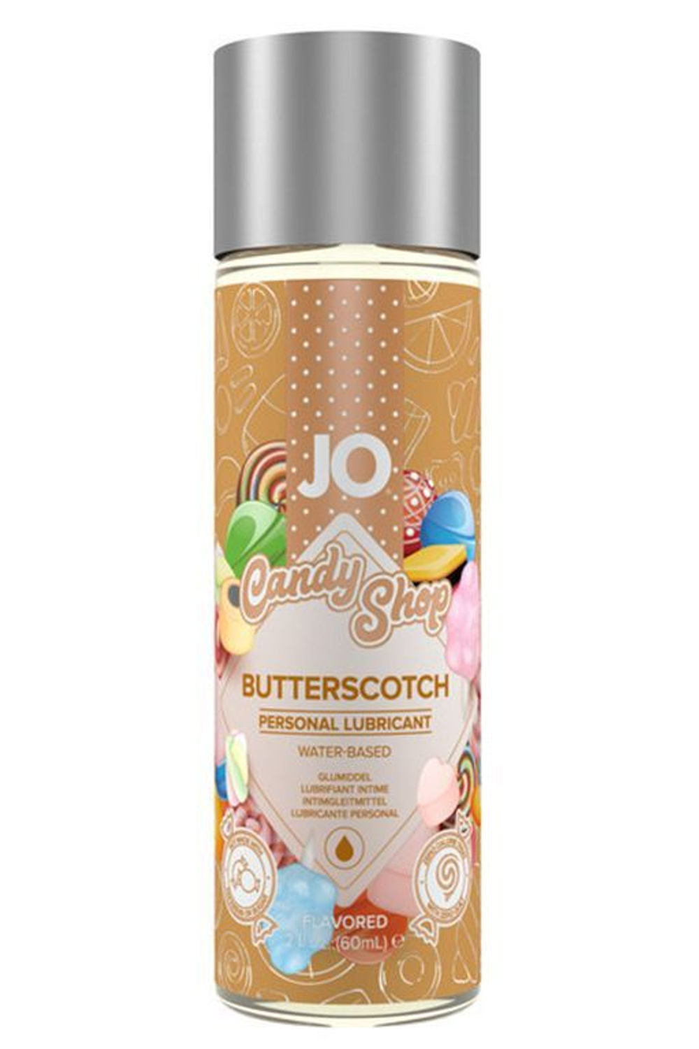 Смазка на водной основе Candy Shop Butterscotch с ароматом ирисок 60 мл
