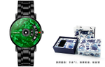 KANGOL Wormhole Concept Needle Free Black Hole Vintage Fashion Quartz Movement Metal Strap Watch Men"s Watches