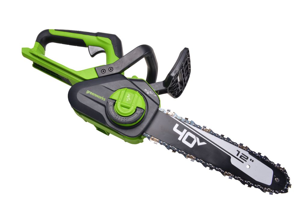 Аккумуляторная цепная пила Greenworks G40CS30IIK2, 2007807UA,40v, 30 см, АКБ 2 А·ч и ЗУ
