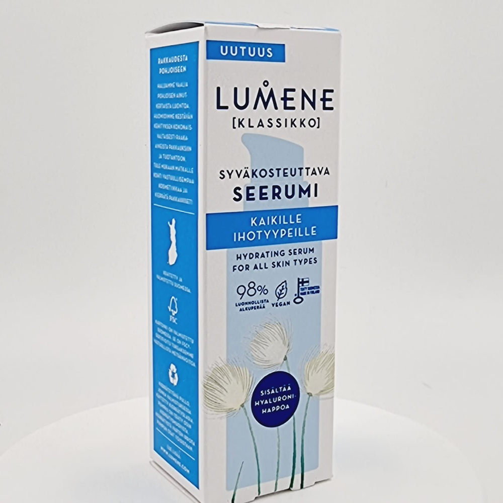 LUMENE Сыворотка CLASSIC глубоко увлажняющая с гиалуроновой кислотой 30 мл (из Финляндии)