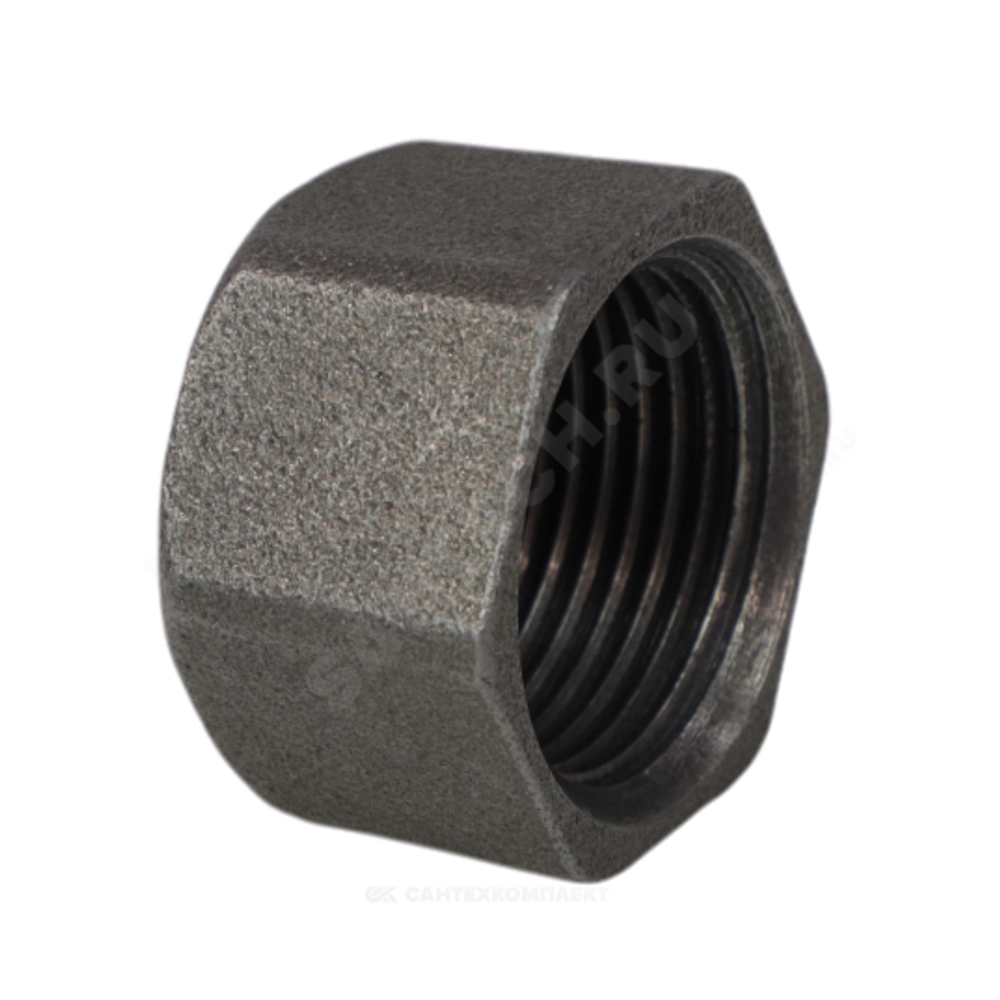 Заглушка чугун Ду 20 (3/4") ВР Fittex PLUS