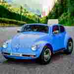 Детский электромобиль "Volkswagen Beetle" JE1818 12V, синий