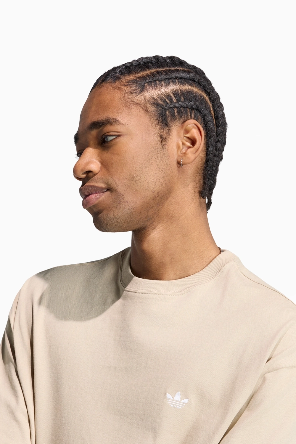 Футболка adidas Originals Trefoil Essentials - бежевый