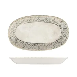 Блюдо овальное 15*8,5 см h2 см для закусок Rug By Bone Innovation [bb] [6]