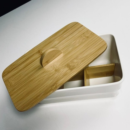 Lenardi 140-182 Подставка для чайных пакетиков 24см BAMBOO в под.уп.(х12)Фарфор