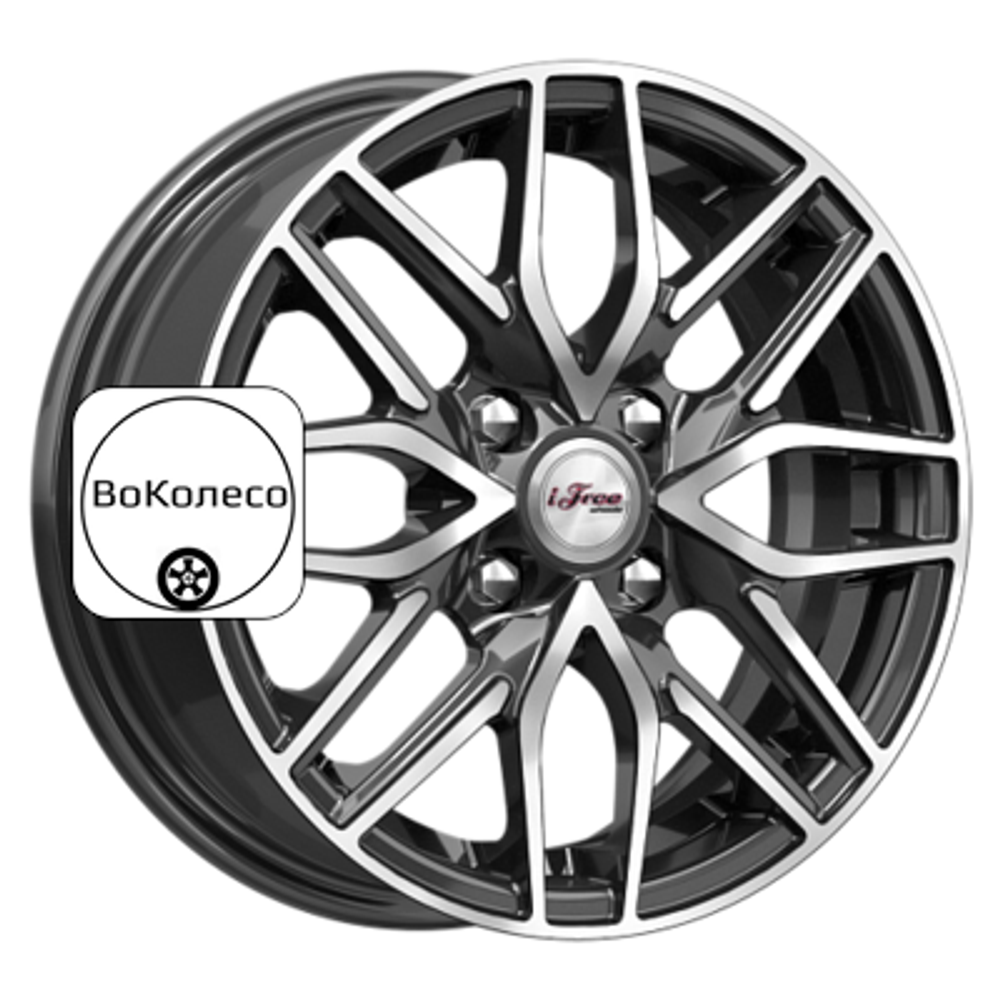 5,5x14/4x98 ET35 D58,5 Кайкос (КС1001) Блэк Джек iFree