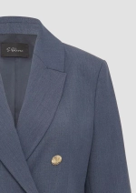 Приталенный двубортный пиджак s.Oliver Black Label