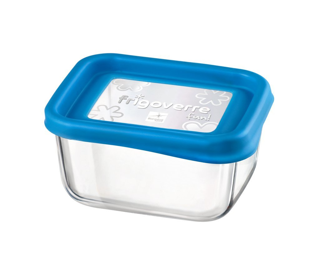 Контейнер стеклянный 0.5л Bormioli Rocco Frigoverre Fun Blue