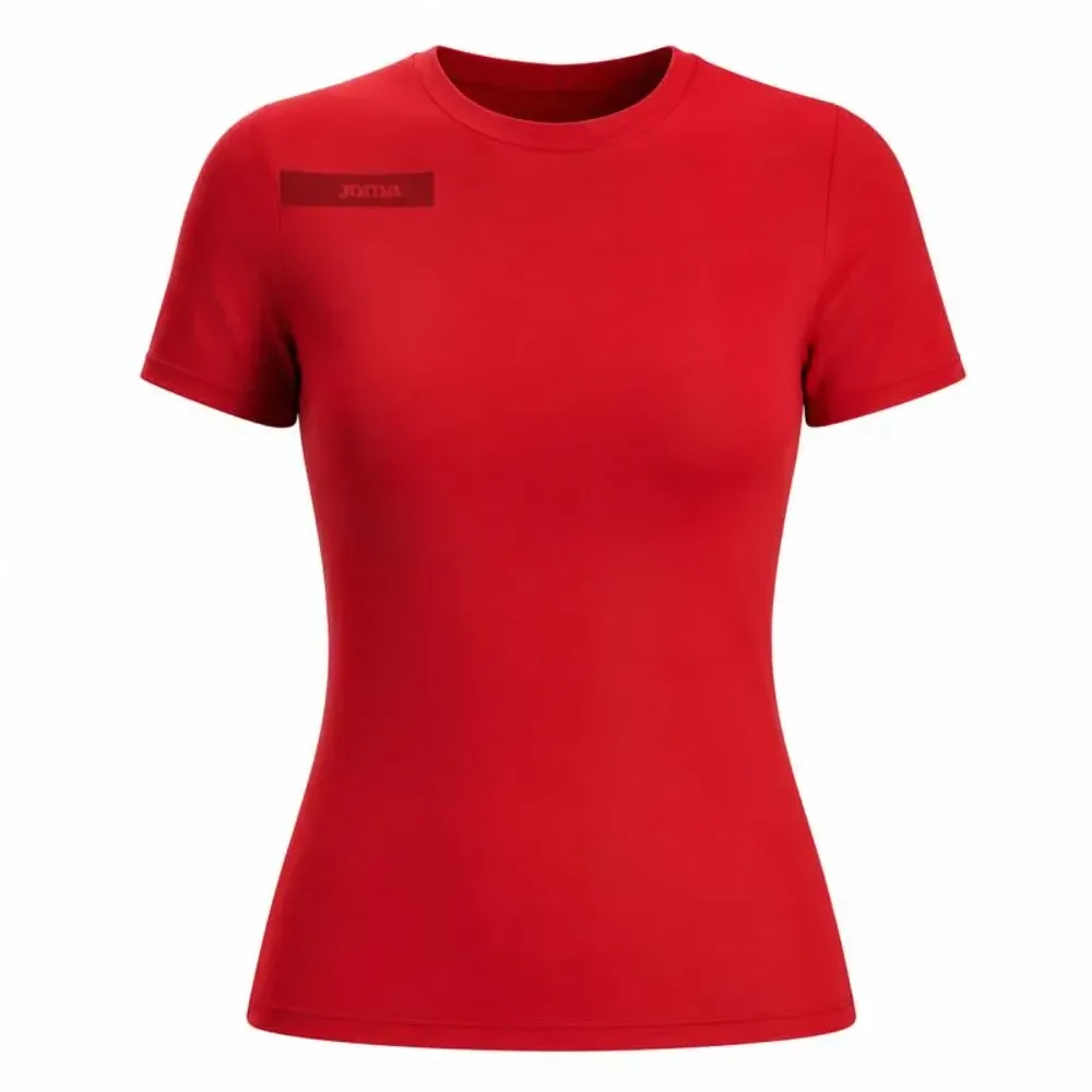 Женская теннисная футболка Joma Challenge Short-Sleeve - red