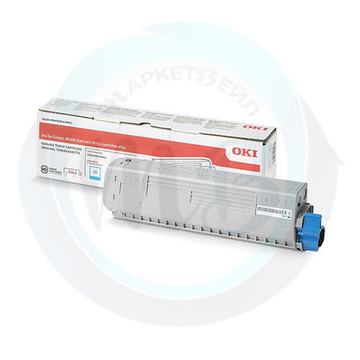 Тонер-картридж Oki C824/834/844 5К (cyan)