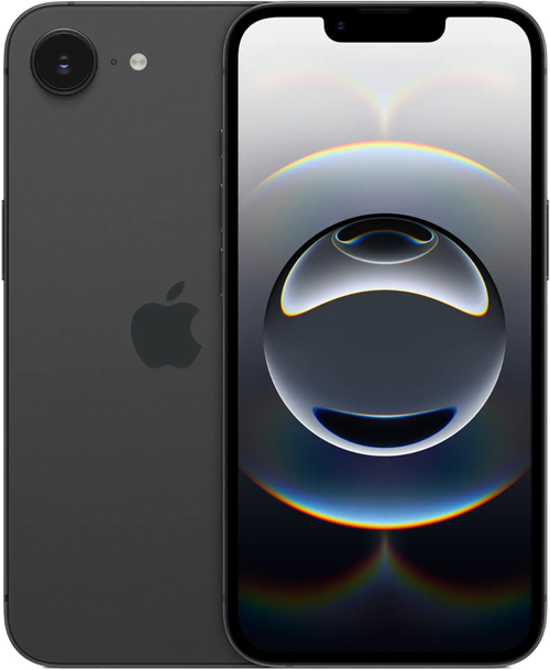 Apple iPhone 16e SIM+eSIM 128 ГБ, Черный (Black)