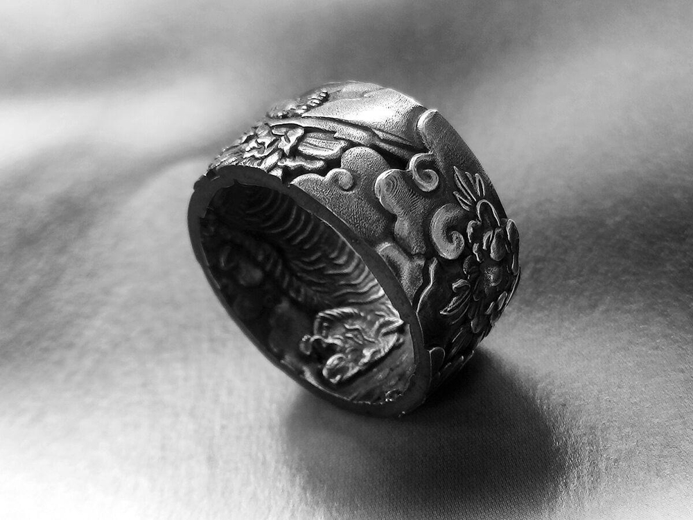 Кольцо из серебра "Irezumi-6" IRZR-06