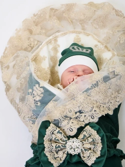 Конверт на выписку летний с короной