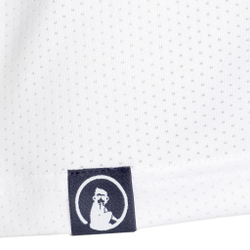 Мужское теннисное поло Quiet Please Ocean AOP Stripe Receiver T-Shirt Men - White, Blue