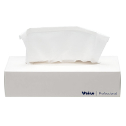 Салфетки косметические для лица Veiro Professional Premium белые двухслойные (35 коробок по 100 л)