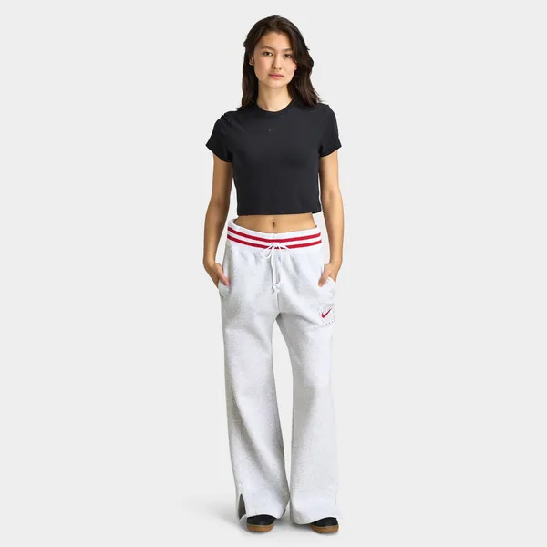 Брюки спортивные женские NIKE W NSW PHNX FLC HR GX WIDE PNT