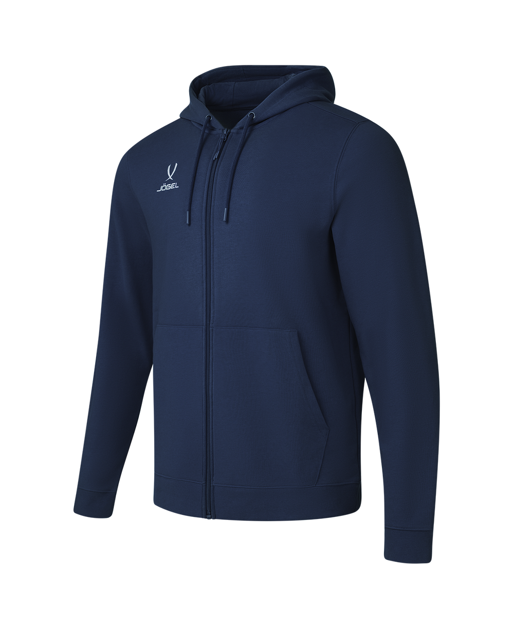 Флисовое худи на молнии ESSENTIAL Cotton Fleece FZ Hoodie, темно-синий, детский