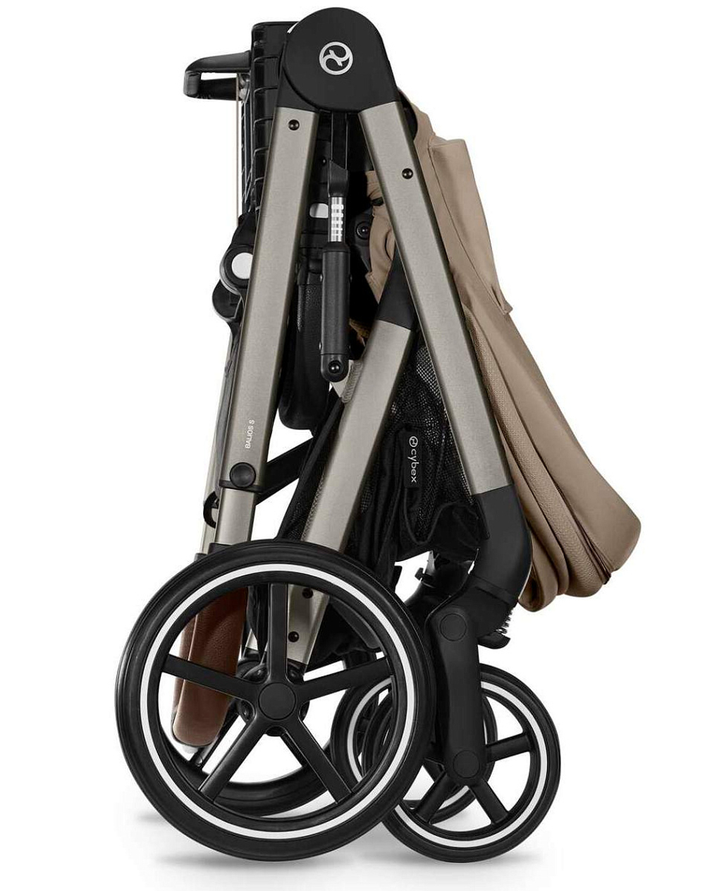 Прогулочная коляска Cybex Balios S Lux TPE 2025 Almond Beige с дождевиком