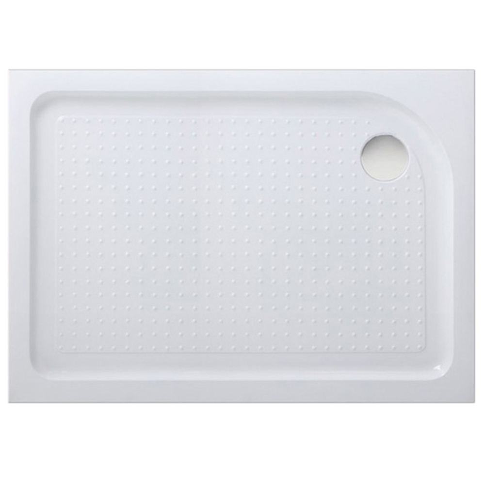 Акриловый поддон для душа BelBagno Tray R 100x80x15 TRAY-BB-AH-100/80-15-W-R Белый R с антискользящим покрытием