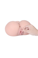 Реалистичный двойной мастурбатор Real Booty (Цвет: телесный)