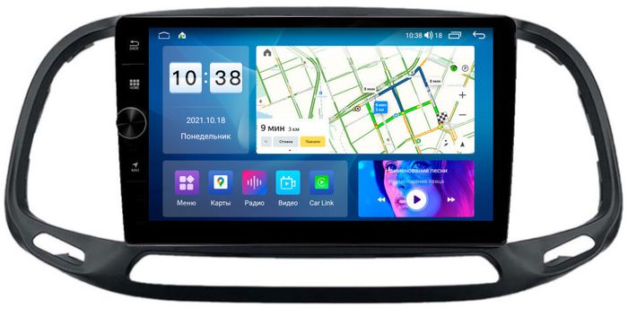 Магнитола для FIAT Doblo 2015+ - Parafar PF605LHDAV на Android 12, Быстрая, CarPlay, 4G SIM-слот