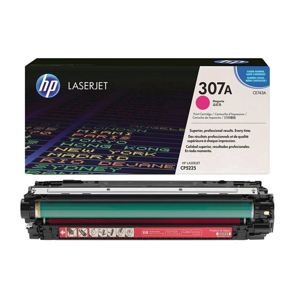 Картридж HP 307A (CE743A) для LaserJet Pro CP5220/CP5221/CP5225/P5229 пурпурный (7.3k)