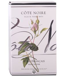 Ароматизированная розовая роза в прозрачной вазе, Cote Noire