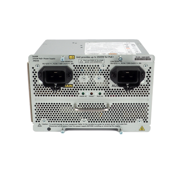 Питание и модули для коммутаторов HPE Aruba - мощное PoE+-питание для серии 5400R zl2 Питание и модули для коммутаторов HPE Aruba - мощное PoE+-питание для серии 5400R zl2
