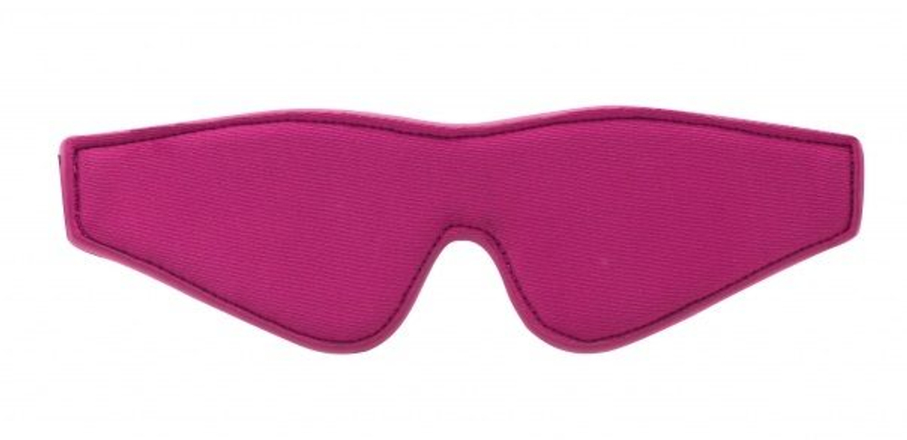 Чёрно-розовая двусторонняя маска на глаза Reversible Eyemask (Цвет: черный с розовым)