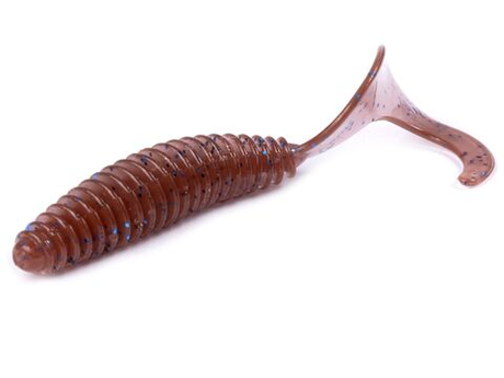 Слаги съедобные искусственные Lucky John ULTRAWORM Curly 3in (76.2 мм), цвет S19, 7шт.