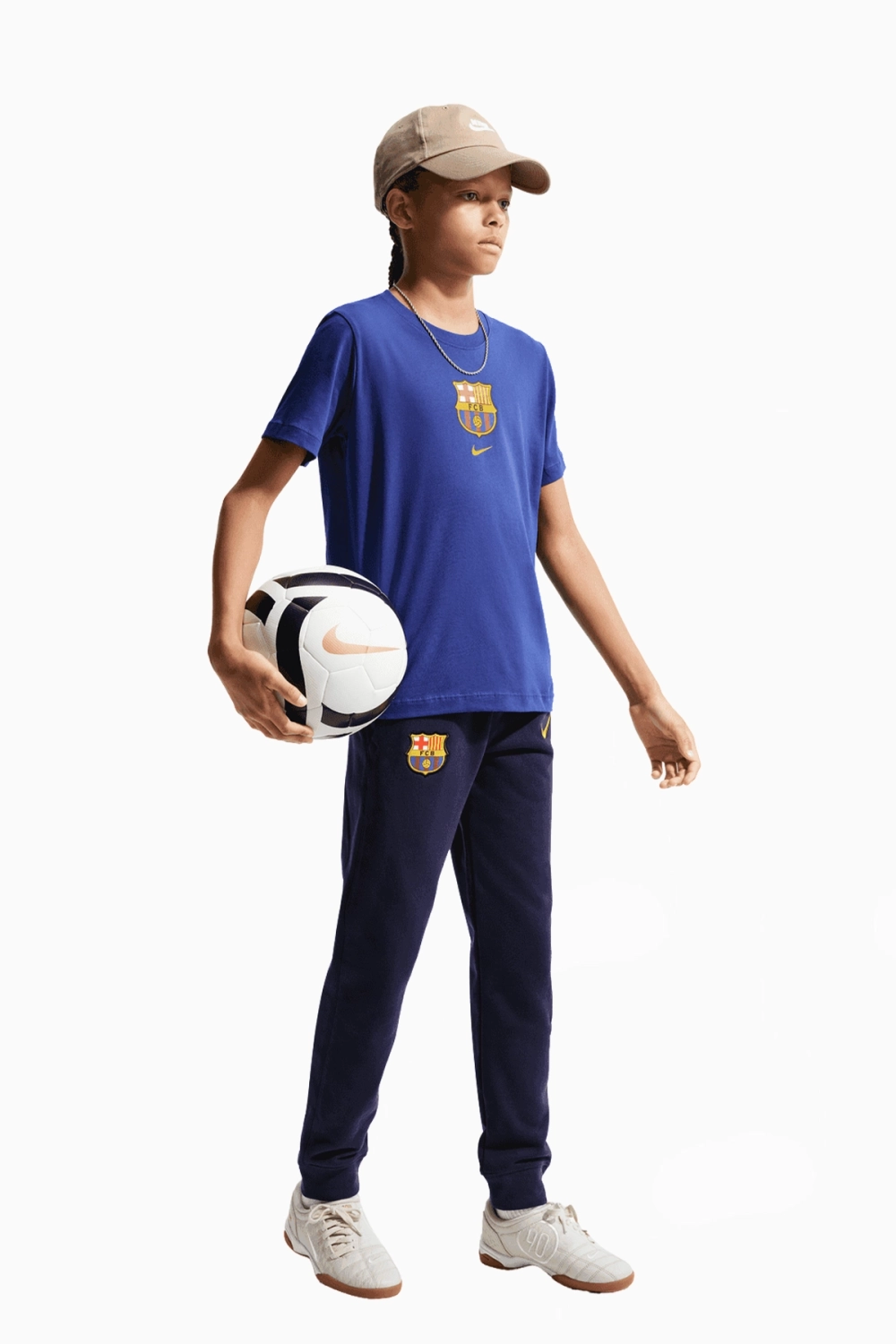 Футболка Nike FC Barcelona 26/27 Tee Junior - синий