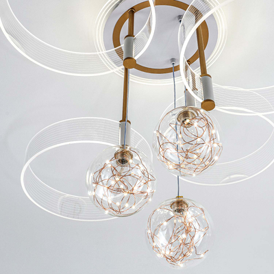Потолочный cветильник LED4U L1040-750 WT