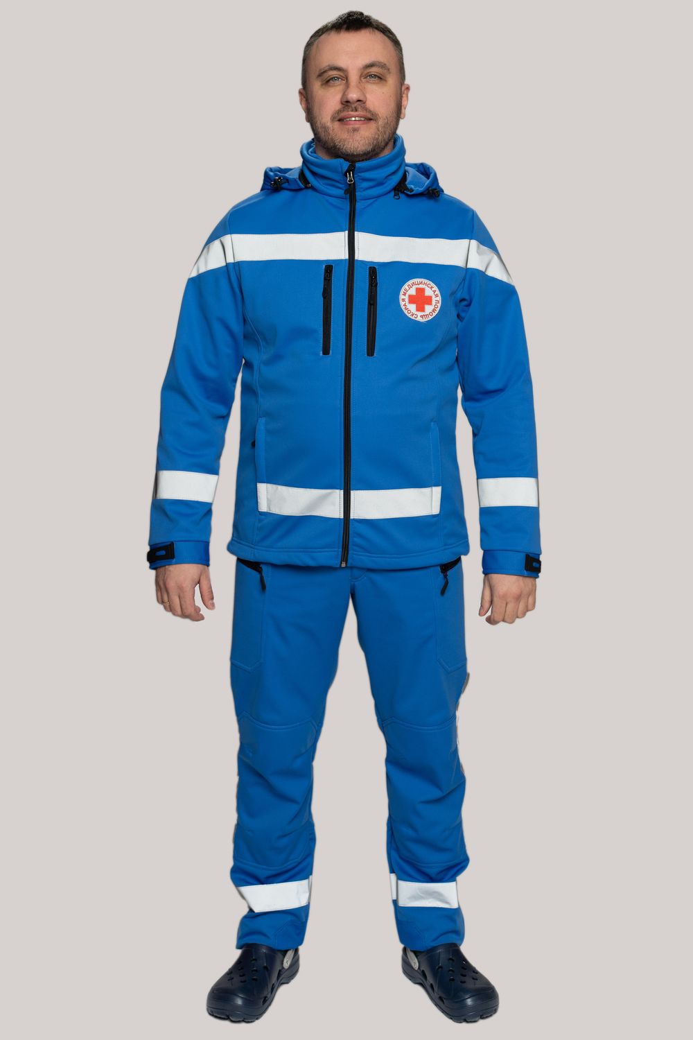 Куртка демисезонная мужская Скорая помощь MedicLine SOFTSHELL