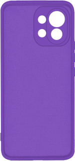 Мягкий Soft Touch чехол из силикона для XIAOMI MI 11 с бархатной подкладкой