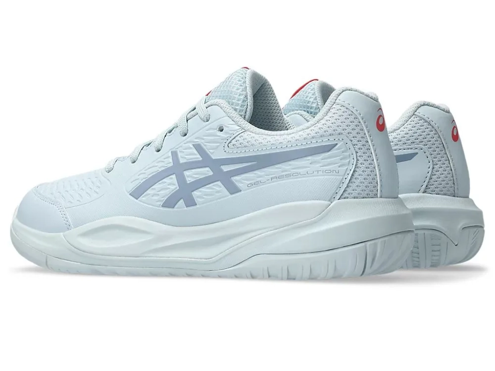 Детские теннисные кроссовки Asics Gel-Resolution X GS - sky/grey blue