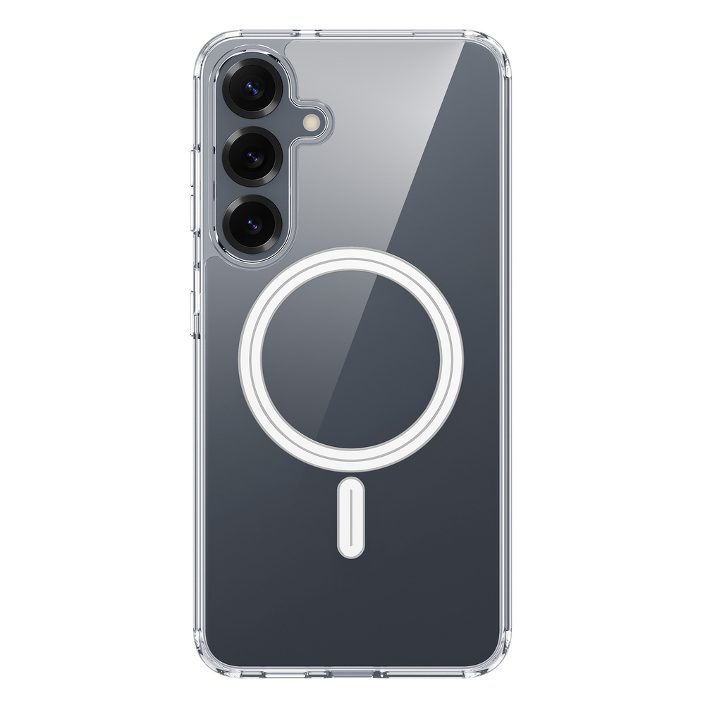 Усиленный прозрачный чехол с поддержкой MagSafe от Dux Ducis для Samsung Galaxy S25, серия Clin Mag Series Case