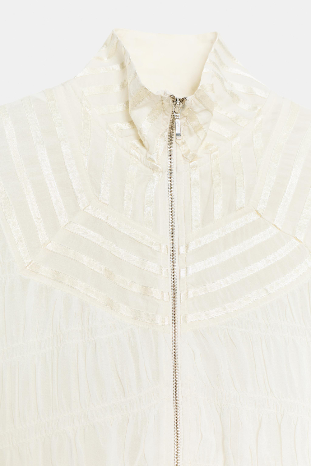 БОМБЕР СО СБОРКАМИ — ZW COLLECTION — ZARA