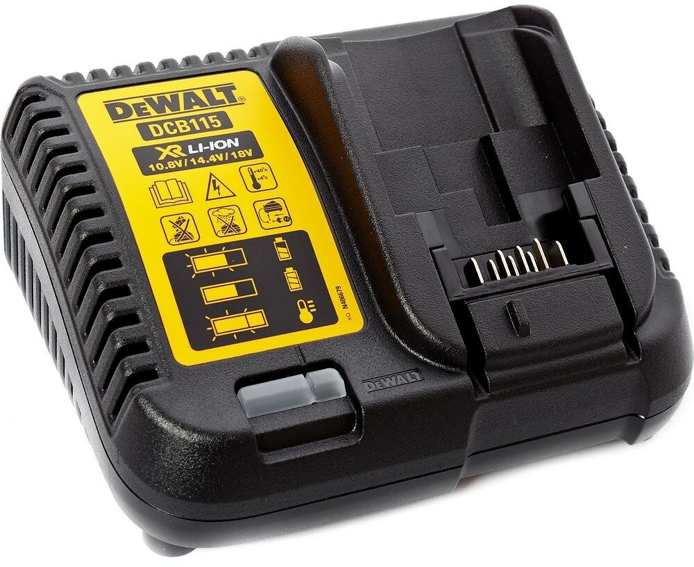 Ударная дрель-шуруповерт DEWALT DCD996P2, 18 В, 2250 об/мин, 38250 уд/мин, с 2 АКБ 5 Ач и ЗУ, в кейсе