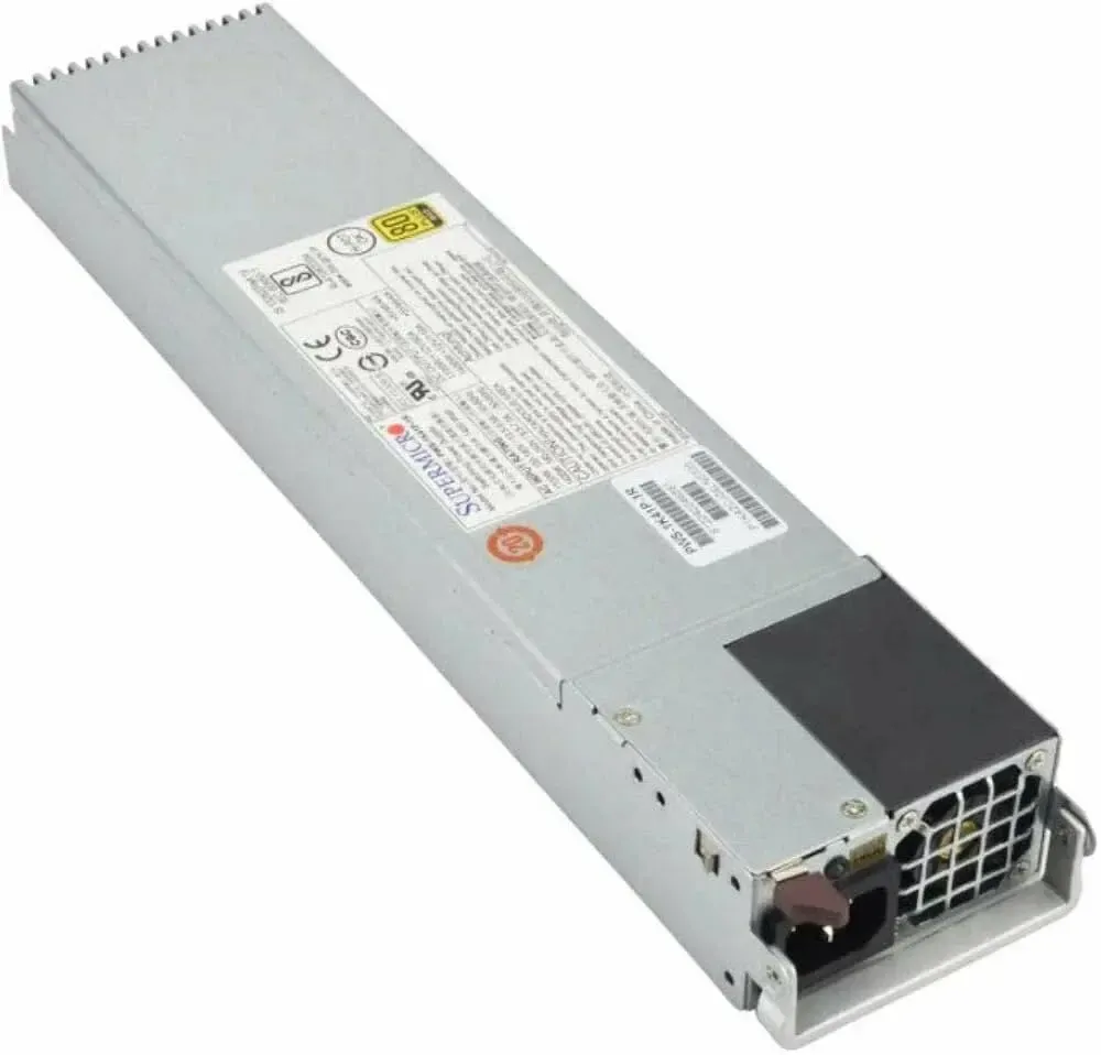Блок питания SuperMicro 1400W 1U 80 Plus Gold Redundant Power Supply PWS-1K41P-1R
